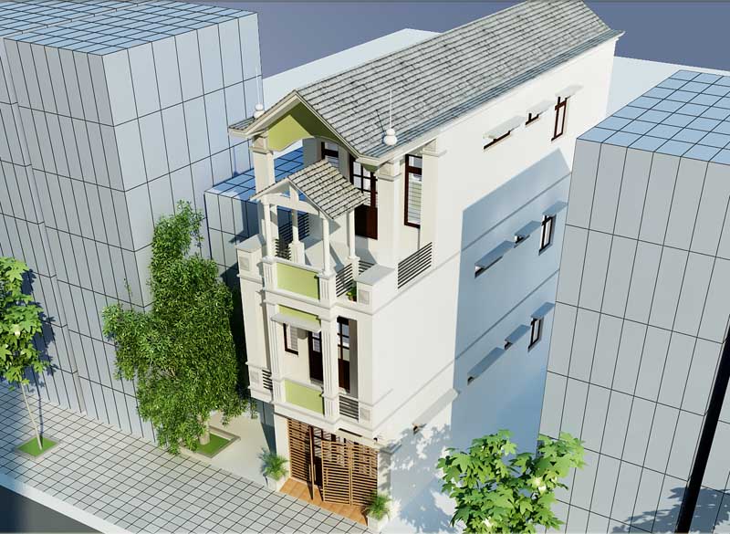 Thiết kế kiến trúc biệt thự phố, nội thất biệt thự phố Thiết kế kiến trúc biệt thự phố, nội thất biệt thự phố